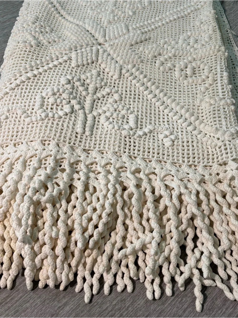 Handmade vintage crochet